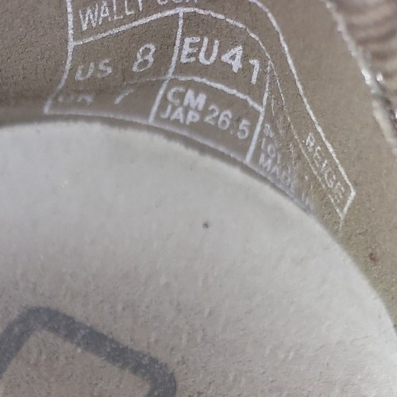 Hey Dude Slip On Shoes Mens Size 8 Wally Sox Casual Mesh Shoes Beige - Picture 16 of 16